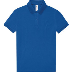 B&C Collection Γυναικεία Μπλούζα Polo Κοντομάνικη Royal Blue PW463