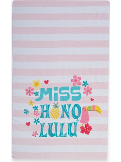 Nef-Nef Miss Honolulu Παιδική Πετσέτα Θαλάσσης Ροζ 70x120cm 040058