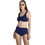 BLU4U Bikini Set Ψηλόμεσο Boxer Navy Μπλε 26357080
