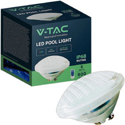V-TAC Υποβρύχιο Φωτιστικό Πισίνας LED RGBW 8W 800lm 12V IP68