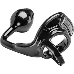 Perfect Fit Armor Tug Lock Πρωκτική Σφήνα 10cm Μαύρη
