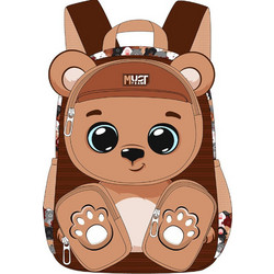 Must Little Bear Σχολική Τσάντα Πλάτης Νηπιαγωγείου Καφέ 587310