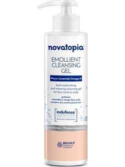 Novatopia Lipid-Replenishing & Restoring Αφρόλουτρο σε Gel για Ευαίσθητο Δέρμα 200ml