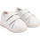 Babywalker Βαπτιστικά Sneakers για Αγόρι Δερμάτινα Ανατομικά Λευκά PRI2103