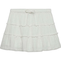 Superdry Μίνι Φούστα Υφασμάτινη Εκρού W7210424A