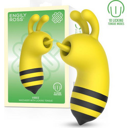 Engily Ross Vibee Massager with Licking Tongue Κλειτοριδικός Δονητής