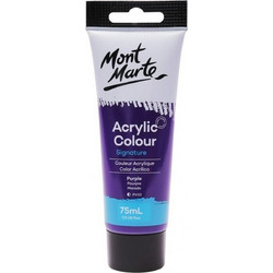 Mont Marte 16 Purple Ακρυλικό Χρώμα Ζωγραφικής 75ml