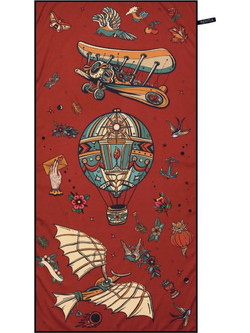 Kentia Resort 2613 Πετσέτα Θαλάσσης Microfiber Κόκκινη 80x160cm