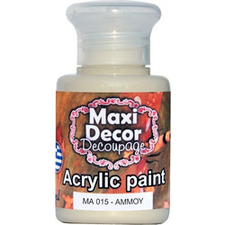 Maxi Decor 015 Sand Ακρυλικό Χρώμα Ζωγραφικής 60ml
