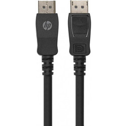 HP Καλώδιο DisplayPort to DisplayPort Male 2m Black DHC-DP01-2M