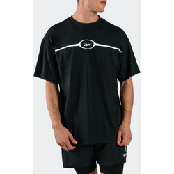 Reebok Athlete Flex Relaxed Ανδρικό Αθλητικό T-Shirt Μαύρο 100255190