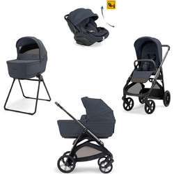 Inglesina Aptica Quattro 2026 Καρότσι Μωρού 3 σε 1 Sapphire Blue Litio Black KA62T0SRB