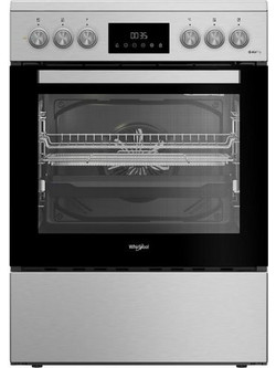 Whirlpool W6V8LCSATX1 Κουζίνα Ηλεκτρική 72lt με Κεραμικές Εστίες 60cm