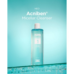 Isdin Acniben 1 Micellar Water Ντεμακιγιάζ για Λιπαρή Επιδερμίδα 400ml