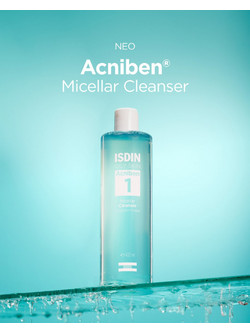 Isdin Acniben 1 Micellar Water Ντεμακιγιάζ για Λιπαρή Επιδερμίδα 400ml