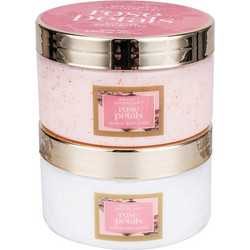 Tri-Coastal Design Rose Petals Body Scrub 250ml + Body Butter 250ml