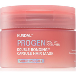 Kundal Progen Double Bonding Violet Muguet Μάσκα Μαλλιών για Επανόρθωση 180ml