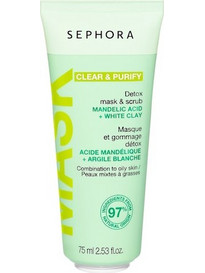 Sephora Clear & Purify Κρεμώδης Μάσκα Προσώπου με Άργιλο 75ml