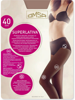 Omsa Καλσόν Σύσφιξης 40 Den Daino Μπεζ 4068