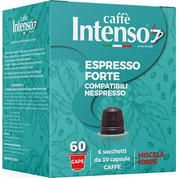 Intenso Κάψουλες Espresso Caffe Forte Συμβατές με Μηχανή Nespresso 60τμχ