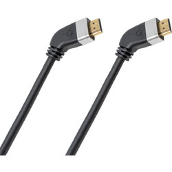 OEHLBACH Καλώδιο HDMI 2.1 Angle 90° HDMI Male to HDMI Male 1m Black D1C33105