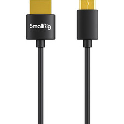 SmallRig Καλώδιο HDMI 2.0 HDMI Male to Mini HDMI Male 0.55m Black SMR-3041