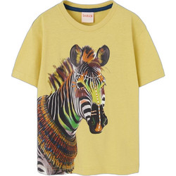 Boboli Παιδικό T-Shirt Κοντομάνικο Κίτρινο 693008-1217