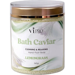 Mixcoco Bath Caviar Lemongrass Άλατα Μπάνιου Pearls 360gr