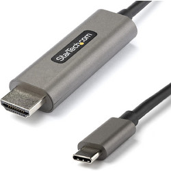 StarTech Καλώδιο HDMI 2.0 HDMI Male to USB-C Male 3m Grey Black CDP2HDMM3MH