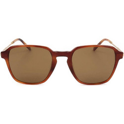 Hackett HSB921 152 Ανδρικά Γυαλιά Ηλίου Τετράγωνα Μεταλλικά Χρυσό Καφέ με Καφέ Φακό