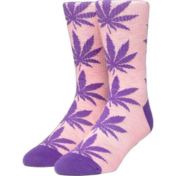Huf Plantlife Ανδρικές Κάλτσες Ψηλές με Σχέδια Ροζ SK00444-CRPNK
