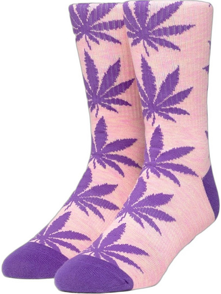 Huf Plantlife Ανδρικές Κάλτσες Ψηλές με Σχέδια Ροζ SK00444-CRPNK