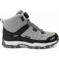 CMP Kiruna Mid Παιδικά Μποτάκια Χιονιού Γκρι Μαύρα Suede 3Q56784J-55UV