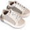 Babywalker Βαπτιστικά Sneakers για Κορίτσι Δερμάτινα Ανατομικά Ασημί EXC5850