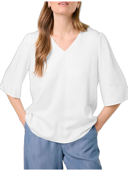 Taifun Γυναικείο Καλοκαιρινό Top Λευκό 760320-11142-09700