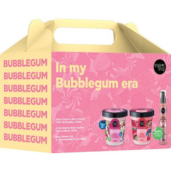 Natura Siberica Bubblegum Sweet Lollipop Body Scrub 450ml + Fluffy Marshmallow Body Cream 450ml + Body Shimmer Oil 100ml