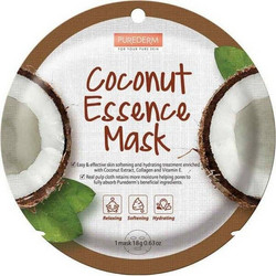 Purederm Coconut Essence Sheet Μάσκα Προσώπου για Ενυδάτωση 18gr