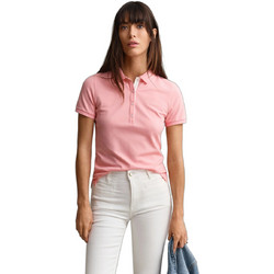 Gant Γυναικεία Μπλούζα Polo Κοντομάνικη Ροζ 3GW4201474-663