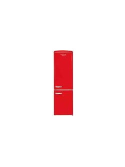 Frigelux CB255RRD Retro Ψυγειοκαταψύκτης 246lt Υ181xΠ55xΒ57.5cm Κόκκινος