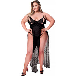 Baci Sexy Φόρεμα See Through Μαύρο 4890808261880