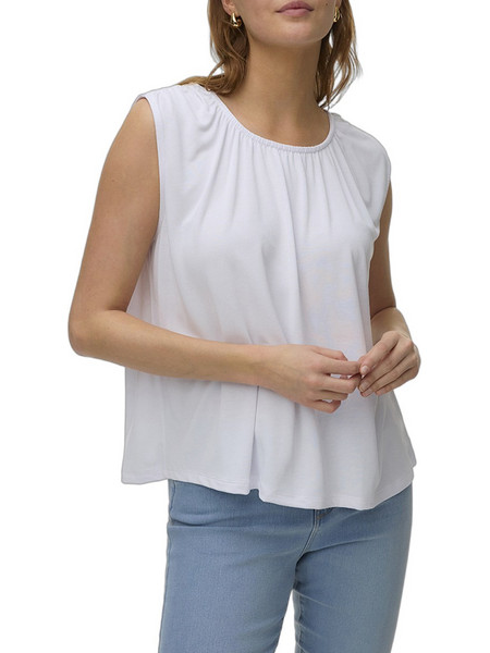 Vero Moda Γυναικείο Καλοκαιρινό Top Λευκό 10342938