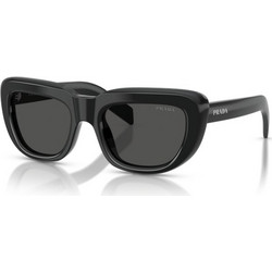 Prada PRD07S 16K08Z Γυναικεία Γυαλιά Ηλίου Πεταλούδα Κοκάλινα Μαύρα με Μαύρο Φακό