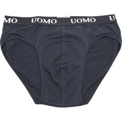 Uomo Ανδρικό Σλιπ Βαμβακερό Μαύρο 1017