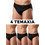 Apple Boxer Ανδρικά Σλιπ Βαμβακερά Μαύρα 4Pack 0210240