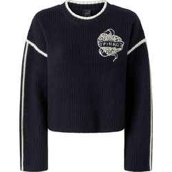 Pinko Γυναικεία Πλεκτή Μπλούζα Navy Μπλε 105397A2PK-EZ1