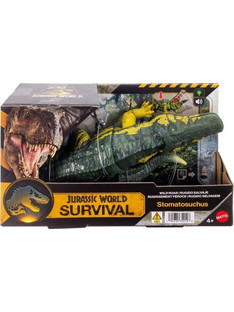 Mattel Jurassic World Survival Wild Roar Stomatosuchus Φιγούρα Δεινόσαυρος για 4+ Ετών