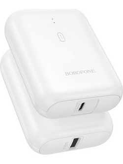 Borofone BJ81 Power Bank 5000mAh με Θύρα USB-A White