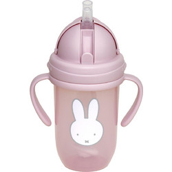 Miffy Παγούρι με Χερούλια + Καλαμάκι Koko Pink 260ml
