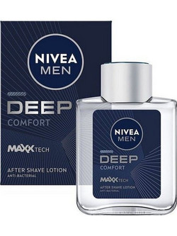 Nivea Deep Comfort Maxx Tech Anti-Bacterial After Shave Lotion 100ml