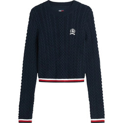 Tommy Jeans Γυναικεία Πλεκτή Μπλούζα Navy Μπλε DW0DW22933-C1G